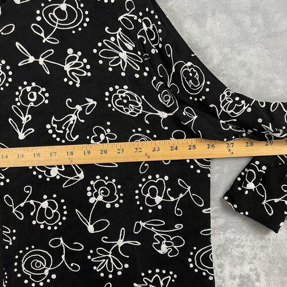 Vintage CLIO II Cardigan Size 1X  Whimsigoth Slinky Emberiodee One Button - Picture 4 of 11